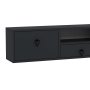 HANAH HOME TV polica 1303 DROP 1 Anthracite Black - slika 5
