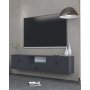 HANAH HOME TV polica 1303 DROP 1 Anthracite Black - slika 1