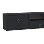 HANAH HOME TV polica 1303 DROP 1 Anthracite Gold - slika 5