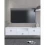 HANAH HOME TV polica 1303 DROP 1 White Black - slika 2