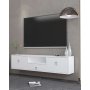 HANAH HOME TV polica 1303 DROP 1 White Silver - slika 1
