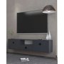 HANAH HOME TV polica 1305 DROP 1 Anthracite Black - slika 1