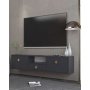 HANAH HOME TV polica 1305 DROP 1 Anthracite Gold - slika 1