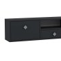 HANAH HOME TV polica 1305 DROP 1 Anthracite Silver - slika 5