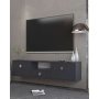 HANAH HOME TV polica 1305 DROP 1 Anthracite Silver - slika 1