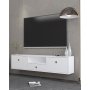 HANAH HOME TV polica 1301 DROP 1 White Gold - slika 2