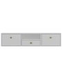 HANAH HOME TV polica 1301 DROP 1 White Gold - slika 3