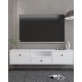 HANAH HOME TV polica 1301 DROP 1 White Gold - slika 1