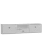HANAH HOME TV polica 1301 DROP 1 White Silver - slika 4