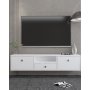 HANAH HOME TV polica 1301 DROP 1 White Silver - slika 1