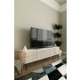 HANAH HOME TV polica Corsa 120 White Travertine - slika 2