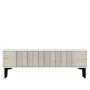 HANAH HOME TV polica Corsa 120 White Travertine - slika 4