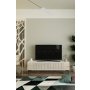 HANAH HOME TV polica Corsa 120 White Travertine - slika 1