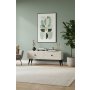 HANAH HOME TV polica Mona 120 White Travertine - slika 3