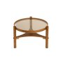 HANAH HOME Sto za dnevnu sobu Clover Walnut - slika 1