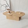 HANAH HOME Sto za dnevnu sobu Stones Sapphire Oak - slika 5