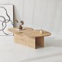 HANAH HOME Sto za dnevnu sobu Stones Sapphire Oak - slika 1