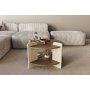 HANAH HOME Sto za dnevnu sobu Oalla Travertine Walnut - slika 2