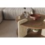 HANAH HOME Sto za dnevnu sobu Oalla Travertine Walnut - slika 4