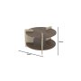 HANAH HOME Sto za dnevnu sobu Oalla Travertine Walnut - slika 5