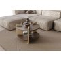 HANAH HOME Sto za dnevnu sobu Oalla Travertine Walnut - slika 1