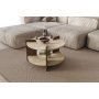 HANAH HOME Sto za dnevnu sobu Oalla Walnut Travertine - slika 2