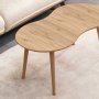 HANAH HOME Sto za dnevnu sobu Moon Oak - slika 2