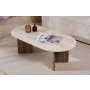 HANAH HOME Sto za dnevnu sobu Sable Travertine Walnut - slika 3
