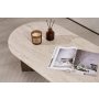 HANAH HOME Sto za dnevnu sobu Sable Travertine Walnut - slika 5
