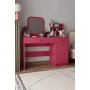 HANAH HOME Sto za šminkanje Harmony 2 Square Raspberry - slika 3