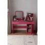 HANAH HOME Sto za šminkanje Harmony 2 Square Raspberry - slika 4
