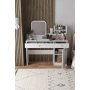 HANAH HOME Sto za šminkanje Harmony 2 Square White - slika 4