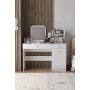 HANAH HOME Sto za šminkanje Harmony 2 Square White - slika 1