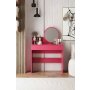 HANAH HOME Sto za šminkanje Harmony Mini Round Raspberry - slika 1