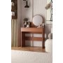 HANAH HOME Sto za šminkanje Harmony Mini Round Sepia - slika 2