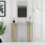 HANAH HOME Sto za šminkanje Modena Mirror Travertine - slika 1