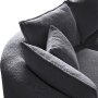 Atelier del Sofa Ugaona garnitura Venedik Left Dark Grey - slika 3