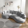 Atelier del Sofa Ugaona garnitura Venedik Left Grey - slika 2
