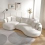 Atelier del Sofa Ugaona garnitura Venedik Left White - slika 3