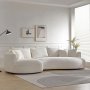 Atelier del Sofa Ugaona garnitura Venedik Left White - slika 1
