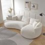 Atelier del Sofa Ugaona garnitura Venedik Right White - slika 3