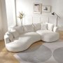 Atelier del Sofa Ugaona garnitura Venedik Right White - slika 4