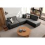 Atelier del Sofa Ugaona garnitura S Loft Right Anthracite - slika 4