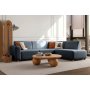 Atelier del Sofa Ugaona garnitura S Loft Right Blue - slika 1