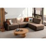 Atelier del Sofa Ugaona garnitura S Loft Right Brown - slika 2