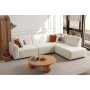 Atelier del Sofa Ugaona garnitura S Loft Right White - slika 2
