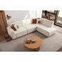 Atelier del Sofa Ugaona garnitura S Loft Right White - slika 4
