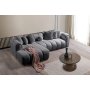 Atelier del Sofa Ugaona garnitura N Line Left Dark Grey - slika 3