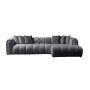 Atelier del Sofa Ugaona garnitura N Line Right Dark Grey - slika 4