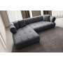 Atelier del Sofa Ugaona garnitura Petra Left Dark Grey - slika 4